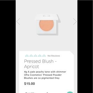 Ofra ‎ pressed blush in apricot